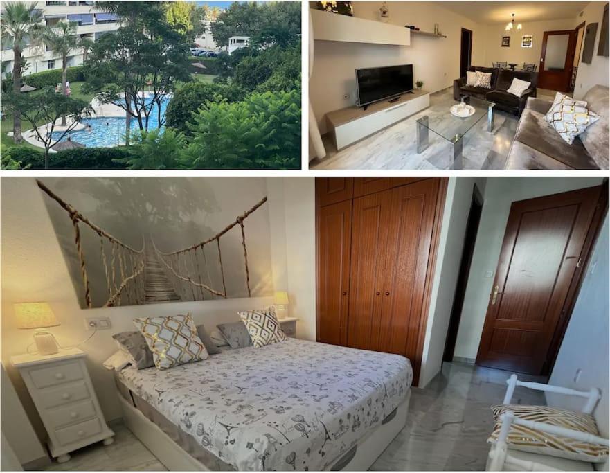 Marbella Piso En Casco Junto A Playa Piscina In Summer Season מראה חיצוני תמונה